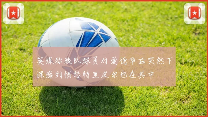 英媒称狼队球员对爱德华兹突然下课感到愤怒特里皮尔也在其中